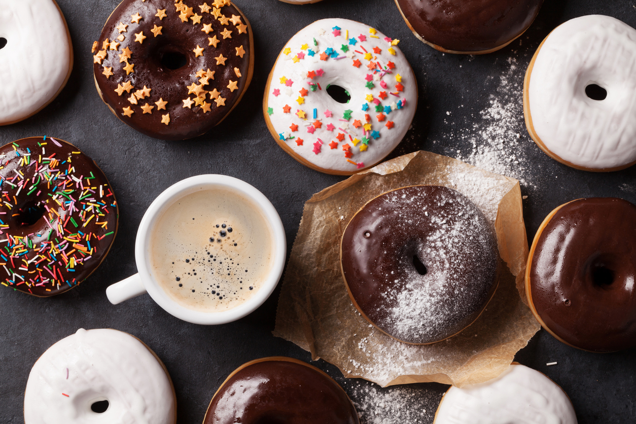 donuts and coffee