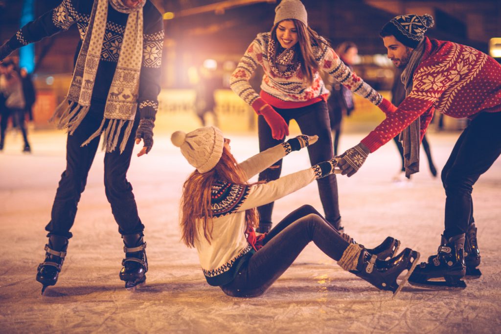 Skating at Midtown Crossing